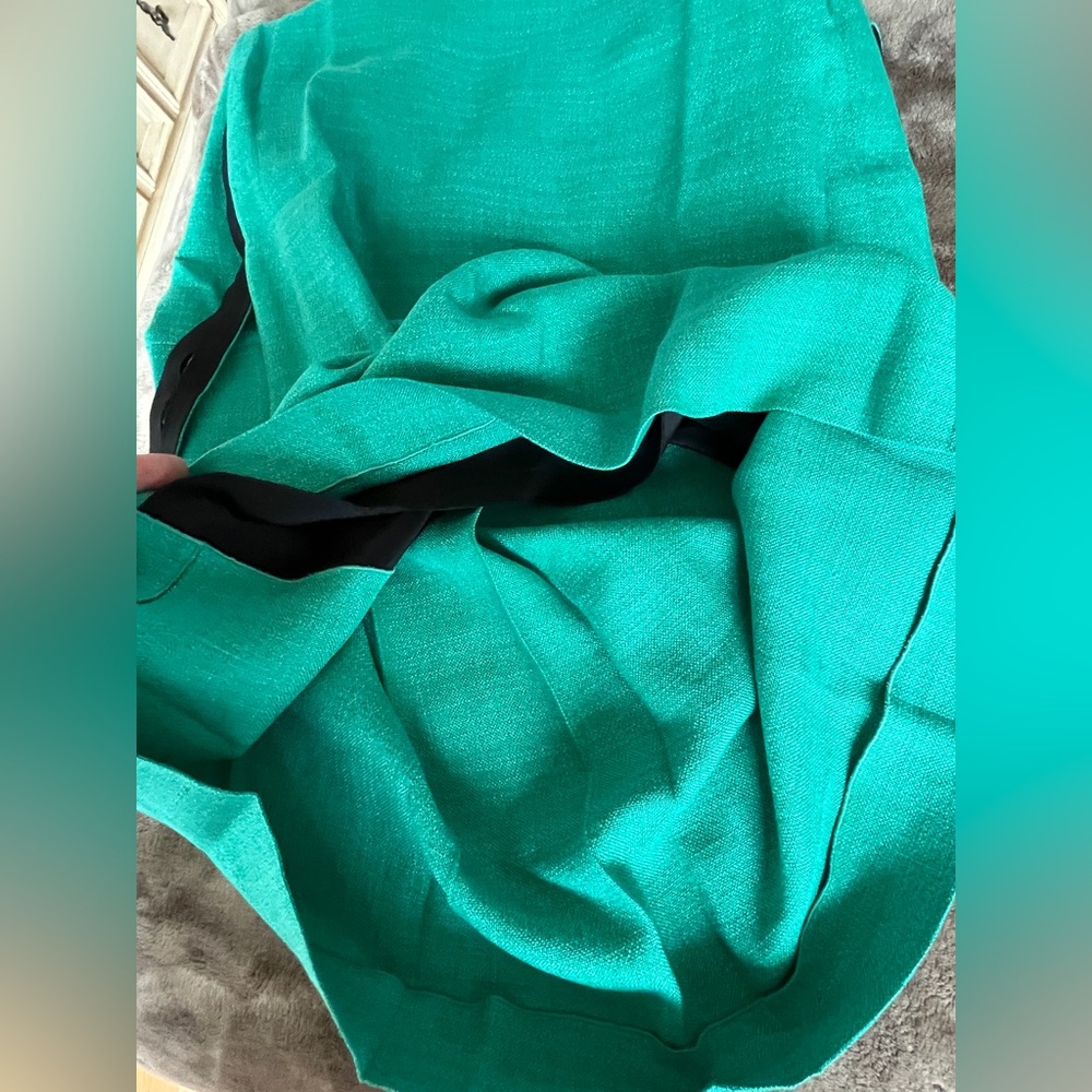Balenciaga Green Sheath Mini Dress V-Neck Sleeveless size M - Picture 7 of 15